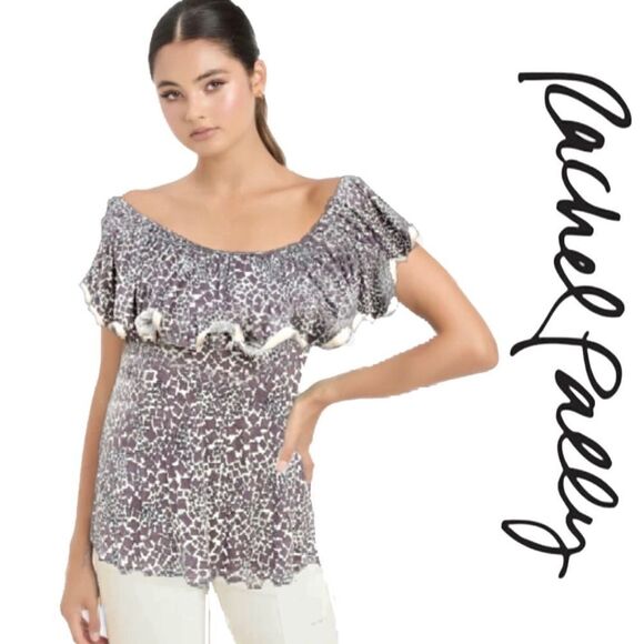 Rachel Pally Storm Mosaic Off-The-Shoulder Top - Picture 1 of 9